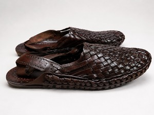 Zapatos Planos Clásicos de Cuero Genuino Marrón, Estilo Slip-On, con Aumento de Altura, Casuales para Caminar, para Hombre, con Suela de Goma/Cuero Genuino - Product Image 4