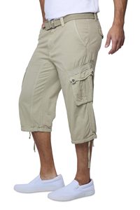 Pantalons en gros pour hommes, séchage rapide, 3/4 Capri, shorts de randonnée avec poches, pantalons de randonnée d'été - Product Image 4