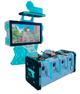 Máquina de Juego Arcade de Disparos Assault Shooting de 55 Pulgadas para 4 Jugadores, Monitor HD, Juego Electrónico con Pistola Mecánica en Zona de Juego - Product Image 5