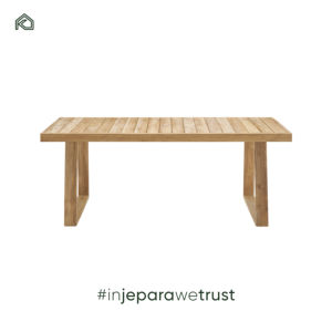 Minimalist Design <b>Square</b> Dining <b>Table</b> Made Teak Wood Eco-Friendly Durable Water Resistant Easy Clean Commercial Outdoor - Product Image 4