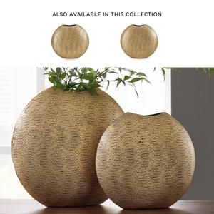 Jarrón Decorativo de Metal para Mesa con Acabado Premium, Elegante Portaflores para Decoración del Hogar - Product Image 6