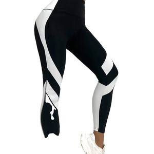 Leggings de fitness sans couture en Spandex/Nylon pour femme, séchage rapide, taille haute, pour le yoga et la gym - Product Image 1