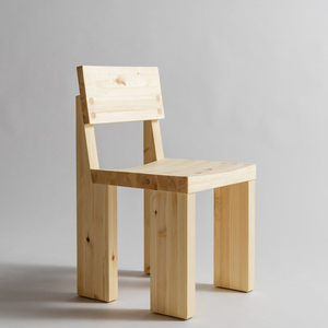 Silla de Comedor de Madera de Teca Sólida Hecha a Mano, Ecológica, Ligera, Moderna, Duradera, con Acabado Natural, para Apartamentos, Hostelería y Residencias - Product Image 4