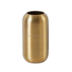 2024 dernier Vase à fleurs en laiton et rotin de Style bohème facile Portable nouveau Pot de fleur en métal exceptionnel pour décor de salon - Product Image 3