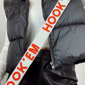 Sangle de sac à main perlée pour le collège, esprit d'équipe pour le jour du match - Product Image 1