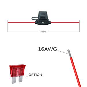 ATO ATC ATP ที่ใส่ฟิวส์กันน้ำแบบมาตรฐาน PVC IP67 พร้อมไฟ LED UL1015 VW-1 12 # การใช้งาน AWG ในรถยนต์ เรือ และงานหนัก - Product Image 2