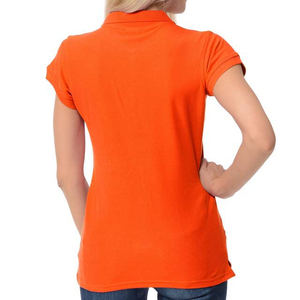 PUFFIN SPORTS Camiseta de Cuello Polo Personalizada OEM para Mujer, Manga Corta, Corte Ajustado, Informal, Tejida, 100% Poliéster, Transpirable, para Todas las Temporadas - Product Image 5