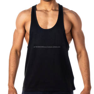 Débardeur de sport en coton pour homme, coupe ajustée, sans manches, de haute qualité, prix bas, débardeur pour homme, prêt à être expédié - Product Image 4