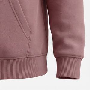 Sweat à capuche graphique personnalisé imprimé et brodé, en molleton de coton uni, coupe oversize, écologique et élégant - Product Image 6