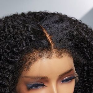 Perruques Premium 4C Edges avec texture bouclée naturelle, cheveux de bébé réalistes, fibres douces et denses, cheveux brésiliens confortables - Product Image 2