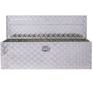 48-Inch Heavy Duty Aluminum Truck Bed <b>Tool</b> <b>Box</b> for Outdoor Trailer Pickup Storage or RV Underbody Organizer - Product Image 2