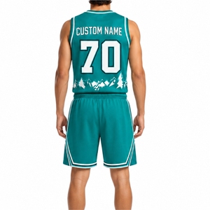 Ensemble d'uniformes de basketball personnalisés pour hommes – Conception sur mesure pour équipe – Qualité supérieure – Séchage rapide – Coupe athlétique – Tissu léger pour le jeu - Product Image 2