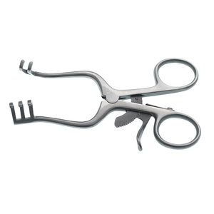 เครื่องมือผ่าตัดแบบมือถือ Weitlaner Retractor ขนาด 11.5 ซม. 2x3 แฉก แบบยึดติดด้วยตัวเอง ทำจากสแตนเลส - Product Image 1