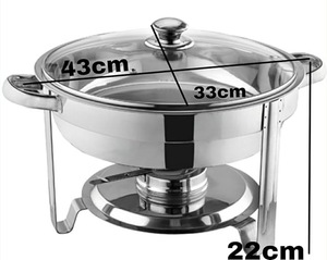 Premium Stainless Steel Chafing Dish <b>Buffet</b> <b>Warmer</b> Set for Hotel Restaurant Catering Event and Professional Food Service - Product Image 2