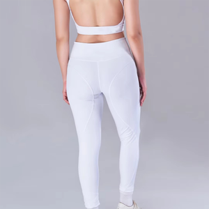 Ensemble de yoga pour femmes personnalisable, best-seller, 2 pièces, respirant, vêtements de sport, avec taille élastique - Product Image 5