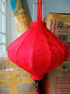 Silk Lanterns Painted Bamboo Silk Lanterns Hanging Decor For Wedding Patio Garden Vietnam Silk Lanterns - Product Image 6