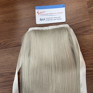 Extension de queue de cheval en cheveux humains bruts vietnamiens de qualité supérieure – Épaisse, soyeuse, aspect naturel, sans nœuds, sans perte de cheveux - Product Image 1