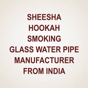 Cachimba de Vidrio Mini Decorativa Esmerilada Moderna, Hecha en India, Envuelta en Seda, de Una Sola Manguera, Precio al por Mayor, Calidad Premium - Product Image 4