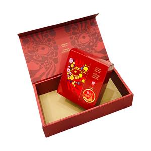 Boîtes en carton personnalisées à finition mate et à montage automatique de 30*25*8 tailles Laminage brillant UV Avantage Emballage en forme d'aimant Moderne - Product Image 2