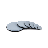 Patins de glisse pour chaise de bureau en PTFE auto-adhésifs de 50 mm, patins pour pieds de bureau pour sols durs