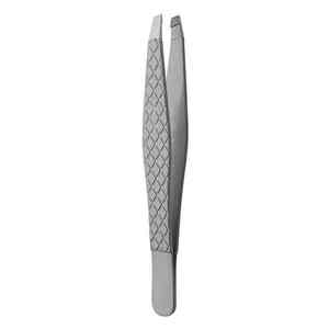Wholesale Slanted Eyebrow Tweezers for Plucking Hair Stainless Steel Tweezers - Product Image 1