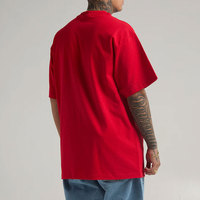 T-shirt vierge en coton épais 100% 300 GSM, coupe oversize et épaules tombantes, vente en gros, conception personnalisée Tech Pack