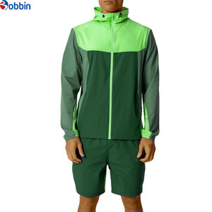 Conjunto de Chaqueta con Cremallera y Logotipo Personalizado, Cómodo, de Nailon, Unisex, de Alta Calidad, Conjunto Deportivo de Verano para Hombre, Ropa Deportiva, Cortavientos - Product Image 5