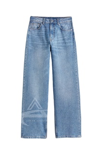 กางเกงยีนส์นุ่มทรงหลวมสำหรับผู้ชายกางเกงยีนส์ระบายอากาศได้ดีทนทานทุกฤดู - Product Image 3