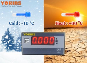 YOKINS Y4-Hz เครื่องวัดความถี่ดิจิตอลทรูอาร์เอ็มเอส 30-400Hz 15-600VAC 96x48 มม. - Product Image 3