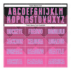 Uniforme de Fútbol Sublimado Personalizado en Forma Cuadrada con Degradado Rosa, Negro y Azul Claro para Entrenamiento y Partidos, Transpirable - Product Image 6