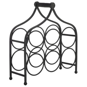 Étagère Murale Multifonctionnelle pour Bouteilles de Vin, Étagères Flottantes en Métal, Gain de Place, Style Moderne, Organisateur de Bouteilles de Vin, Capacité 3L - Product Image 1