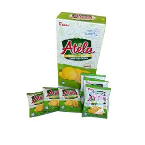 ATELA 150G Vietnam OEM Snack al por mayor galletas crujientes de patata dulce y salada en bolsita y caja de embalaje - Product Image 5