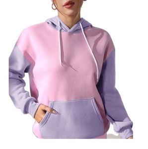 Sweat à capuche de haute qualité pour femme épaule tombante avec logo personnalisé impression bouffante de poids élevé exportation de qualité supérieure du fournisseur BD - Product Image 4