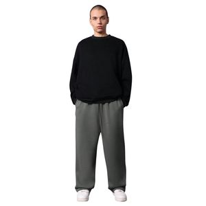 Pantalones de chándal holgados de invierno para hombre, de forro polar tejido con cintura elástica, tallas grandes, informales, deportivos, de diseño personalizado, al por mayor - Product Image 1