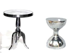 Table basse en métal/Table basse avec tables d'appoint/ronde Table basse et tables d'appoint Ensemble table basse contemporaine - Product Image 2