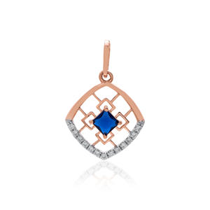Pendentif solitaire en diamant naturel 0,09 carat, couleur H-I, taille brillant rond, clarté VS-SI, bijoux extraits de la terre, collier pour femme - Product Image 2