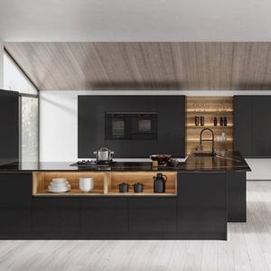 Panneaux de particules modernes JY sans cadre RTA en bois blanc armoires de cuisine en mélamine bois massif de concepteur ensembles complets - Product Image 3