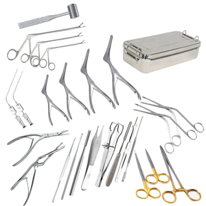 Ensemble de rhinoplastie ORTHO GENIX Gruber de 32 pièces, instruments de chirurgie générale en acier inoxydable, boîte de stérilisation manuelle, réutilisable, CE - Product Image 2