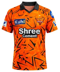 Maillot de cricket SRH IPL 2026 Elite imprimé personnalisé, séchage rapide, respirant, équipement sportif pour les fans des Sunrisers de Hyderabad, approvisionnement en gros OEM - Product Image 1