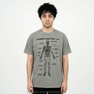 Camiseta Personalizada para Hombre con Gráfico de Rock, Estilo Vintage, Impresión Serigrafiada, 100% Algodón, Ropa Urbana, Diseño Retro Zombie, Fabricante de Camisetas - Product Image 2