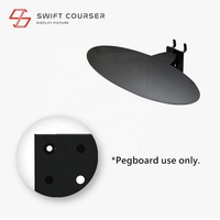 Nuevo y Más Vendido: Exhibidor de Pared para Zapatillas con Soporte Elevador, Estante de Exhibición para Calzado, Promoción Minorista, Logotipo Personalizado, Negro/Blanco, para Uso en Exposiciones