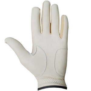 Gants de golf en cuir véritable à doigts entiers, légers, respirants, de haute qualité, avec logo personnalisable, unisexes, vente en gros - Product Image 2