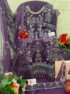 Colección de Trajes de Chinon Pesado Puro con Bordado Propio y Patchwork - Product Image 6