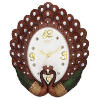 Jam Dinding Desain Peacock Grosir dengan Mesin Senyap dan Finishing Berkualitas untuk Rumah dan Kantor Tersedia dengan Harga Terjangkau