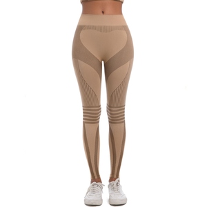 Leggings de yoga taille haute pour femme avec logo personnalisé, effet push-up sexy, pantalon de sport et de fitness à séchage rapide, sans couture et extensible pour l'entraînement - Product Image 4