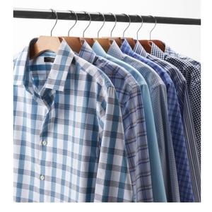 Chemise en flanelle 100 % coton pour homme, manches longues, col montant, boutonnée, motif à carreaux, tricotée, chaude, décontractée, pour le bureau, de BD - Product Image 4