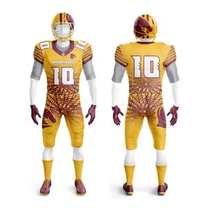 Uniformes Personalizados de Fútbol Americano para Hombre, Conjunto Deportivo Transpirable, Antibacteriano, de Secado Rápido, Pantalones Cortos de Jersey Twill que Absorben la Humedad - Product Image 4