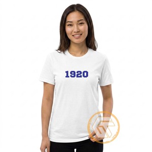 เสื้อยืดสตรี Zeta Phi Beta Sorority ของ GREEK TREASURES ผ้าเจอร์ซีย์เนื้อแน่น ปักโลโก้ สวมใส่สบาย คุณภาพสูง ระบายอากาศได้ดี ผลิตจากผ้าฝ้าย 100% - Product Image 3