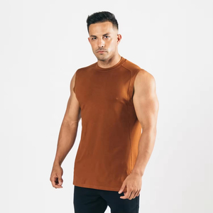 Men's Hip Hop Hoody Tank Top ODM Custom Graphic Print Cotton Polyester Sleeveless Streetwear Gym Tee Summer Fashion 2025 - Product Image 6