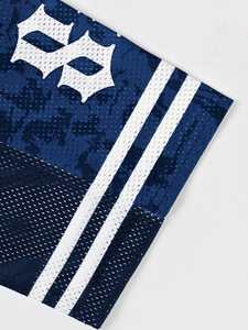 Maillot de football en mesh surdimensionné unisexe, streetwear, motif ange, logo personnalisé, fabricant en gros - Product Image 4